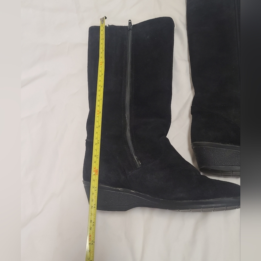 Leather wool lined warm boots, made in England, size 38 - Picture 11 of 12